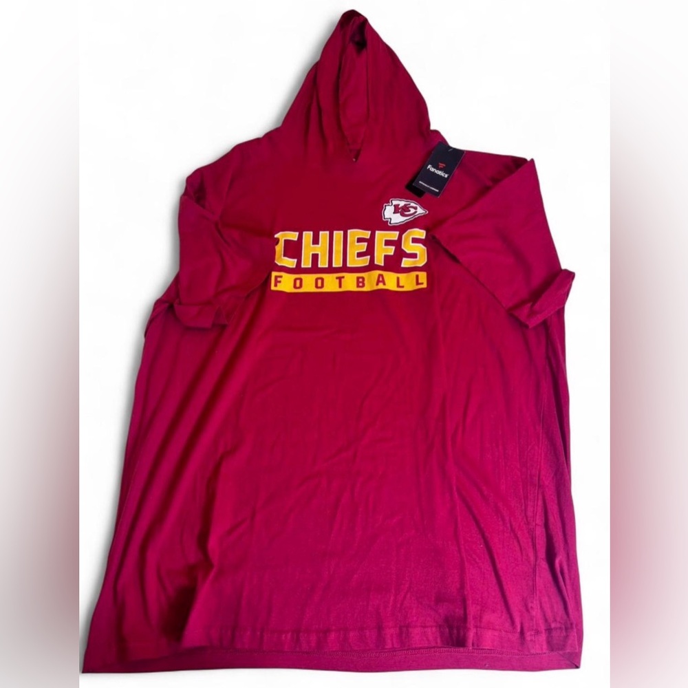 Fanatics Red Cotton Hooded Tee
